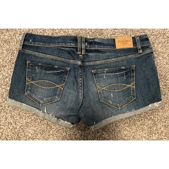 Abercrombie & Fitch Perfect Stretch Denim Shorts - Picture 2 of 8